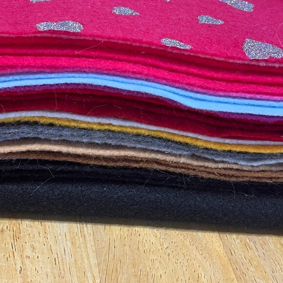 9 x 12 Felt Assorted Colors Lot - 30 Pieces by Creatology & Kunin - Picture 2 of 15